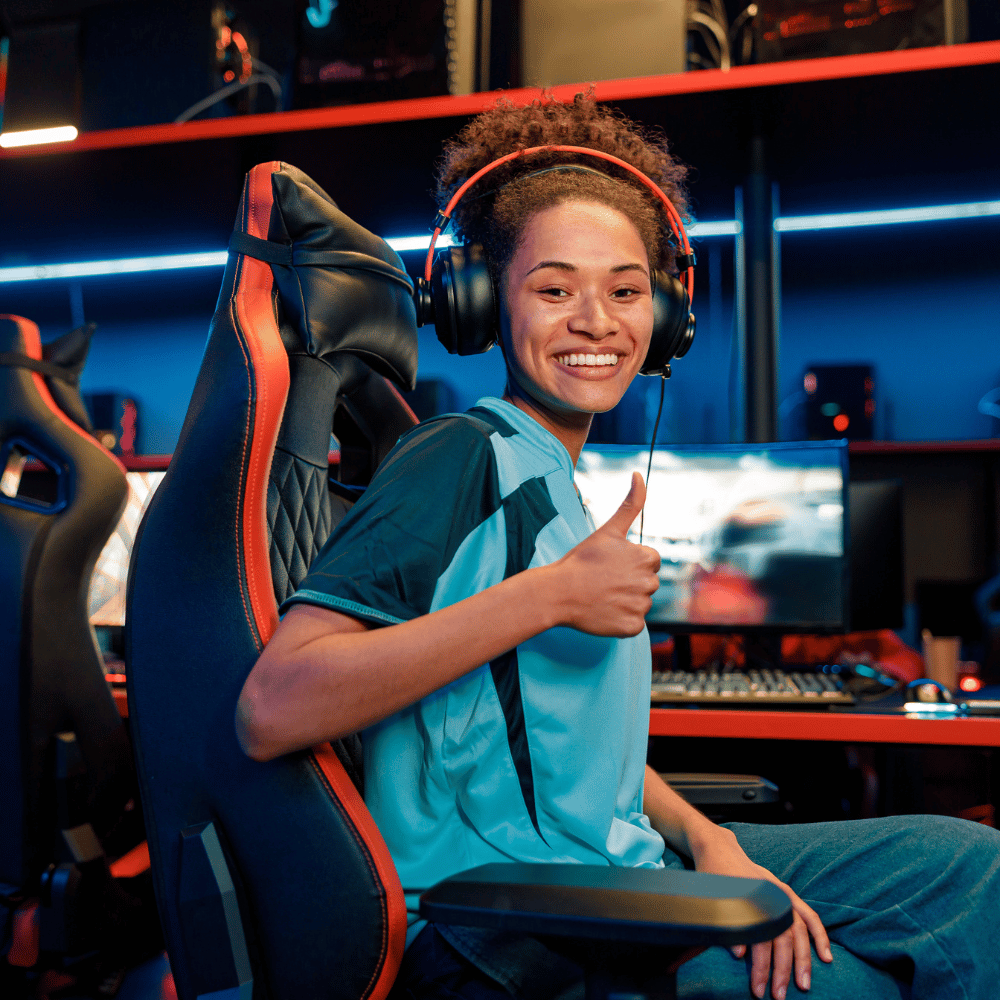 Unwind while you game! Our Massage Gaming Chair: the ultimate combo of relaxation and high-score achievements.